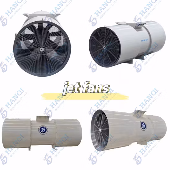 Ventilador centrífugo/túnel axial/ventilação a jato ventilador de fumaça de exaustão para túnel, construção, metrô, subterrâneo, mineração, metalurgia, têxtil, resfriamento China Fabricante